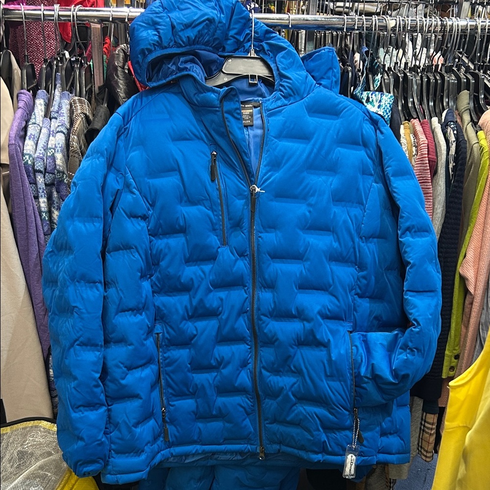 North End Blue Puffer Jacket